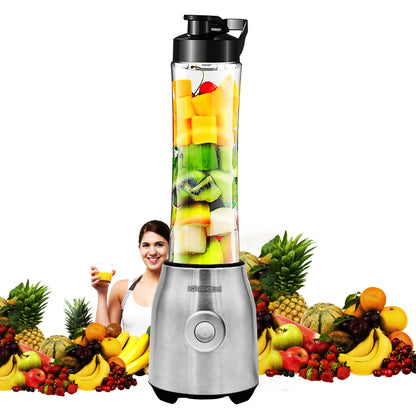 5 Core Personal Blender 20 Oz Capacity BPA Free Food Processor W 600Ml Portable Travel Bottle 300W Electric Motor Powerful Food Processor -5C 521