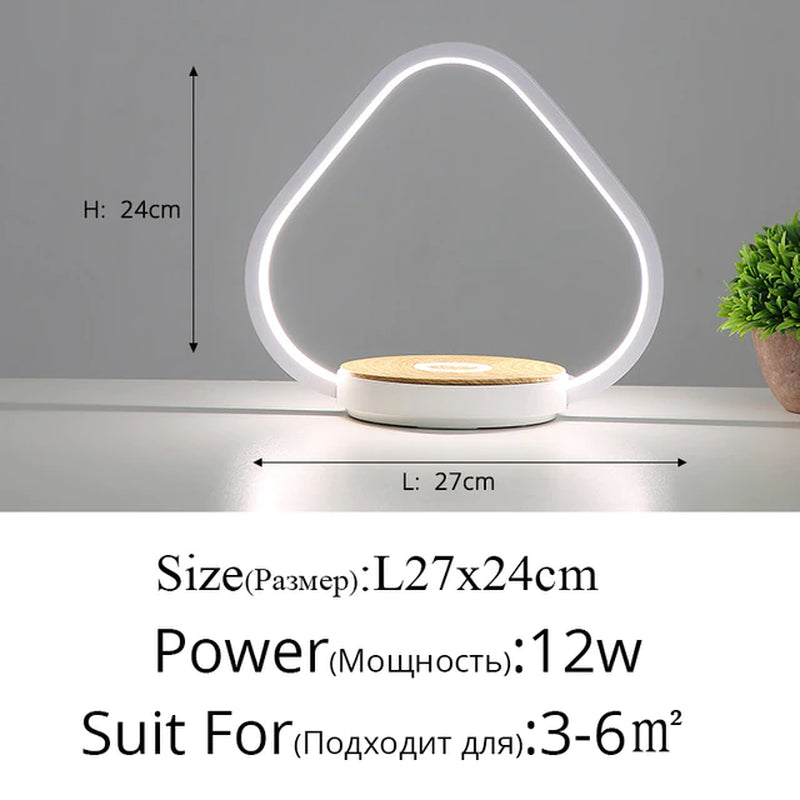 Modern Table Lamps for Bedroom Study Reading Lights Bedside Eye Protect Touch Dimming Lighting Luminaria Phone Wireless Charging