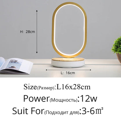 Modern Table Lamps for Bedroom Study Reading Lights Bedside Eye Protect Touch Dimming Lighting Luminaria Phone Wireless Charging