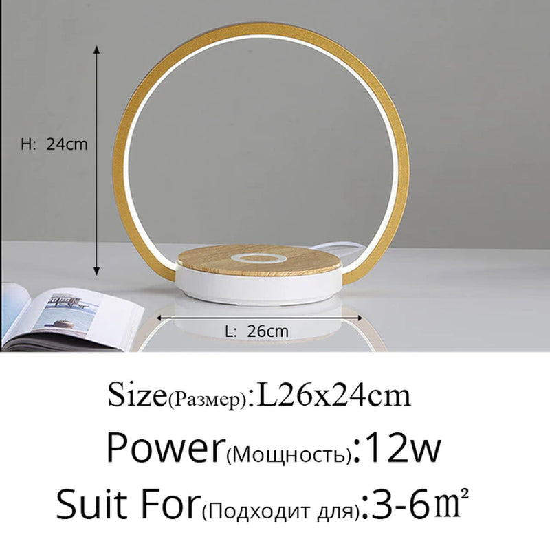 Modern Table Lamps for Bedroom Study Reading Lights Bedside Eye Protect Touch Dimming Lighting Luminaria Phone Wireless Charging