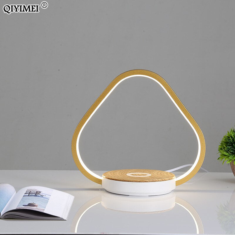 Modern Table Lamps for Bedroom Study Reading Lights Bedside Eye Protect Touch Dimming Lighting Luminaria Phone Wireless Charging